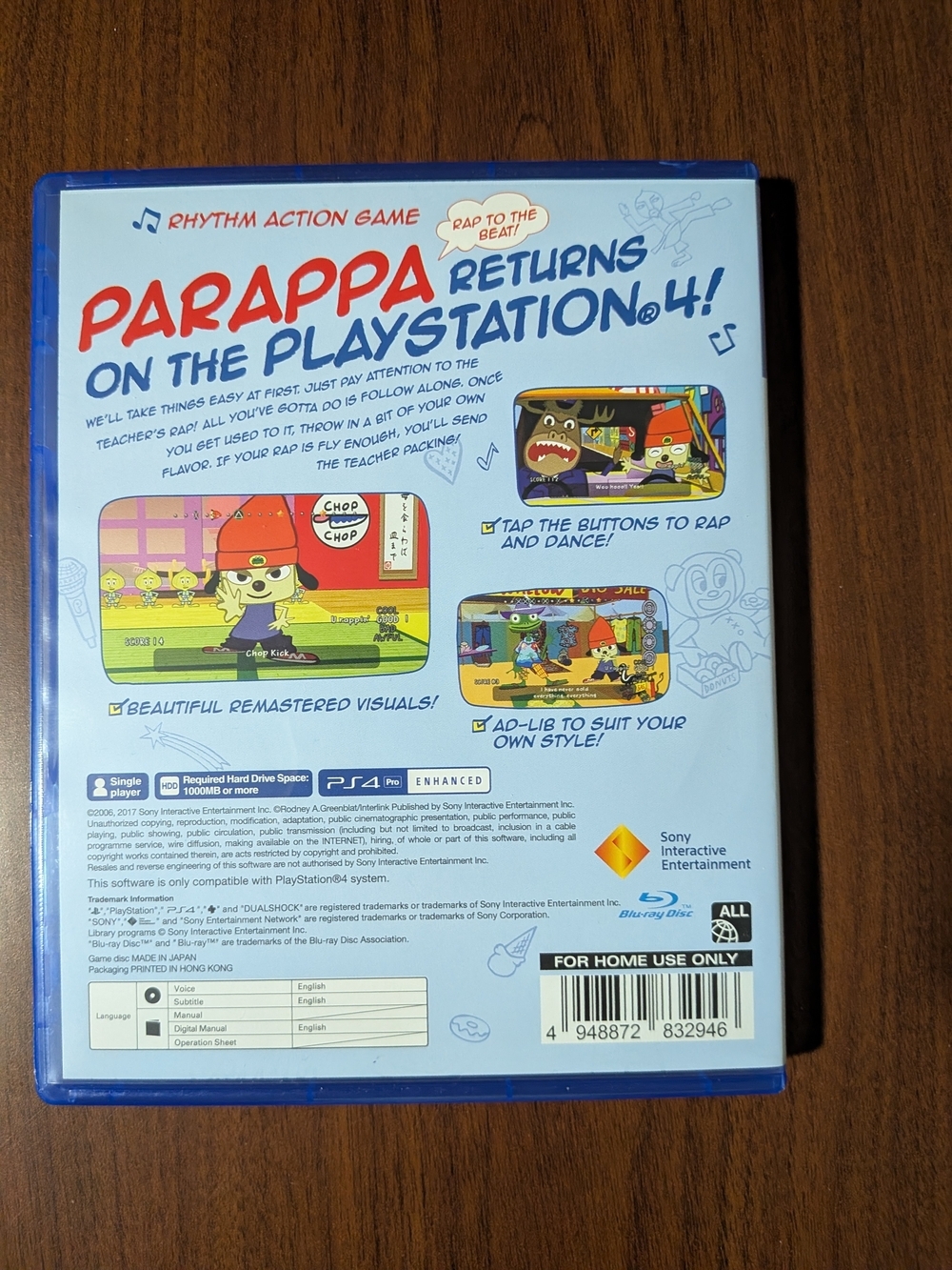 PaRappa The Rapper - PS4 - Picture 2 of 3